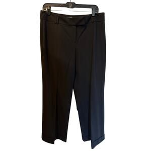 ⭐️ Women’s Talbots Black Cuffed Dress Pants  Size 12 Petite Office Career